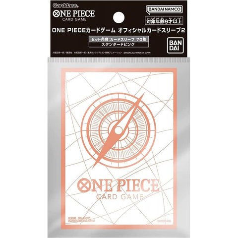 One Piece Official Sleeves Set 2 - Pink Logo