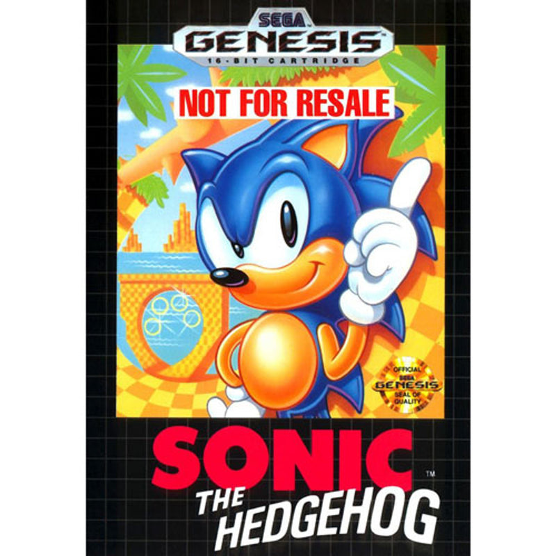 Sonic the Hedgehog - NOT FOR RESALE edition (Genesis)