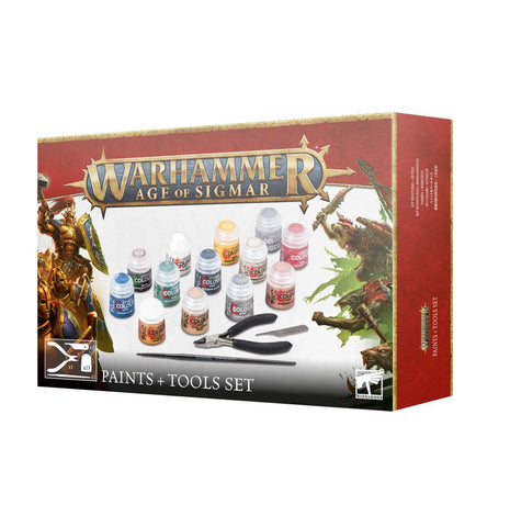 Warhammer AoS: Paints + Tools Set (4th Edition)