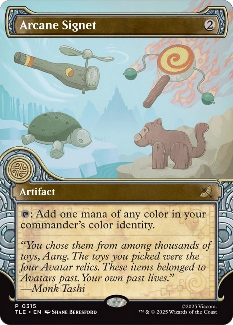 Arcane Signet (Showcase) [Avatar: The Last Airbender: Eternal-Legal]
