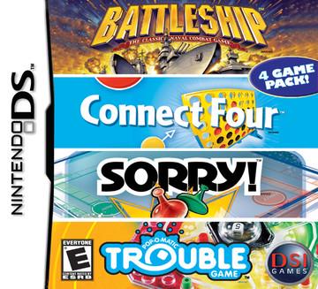 Battleship / Connect Four / Sorry / Trouble (DS)