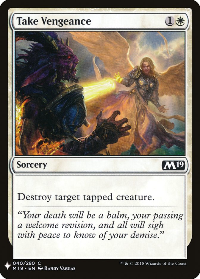 Take Vengeance [Mystery Booster]