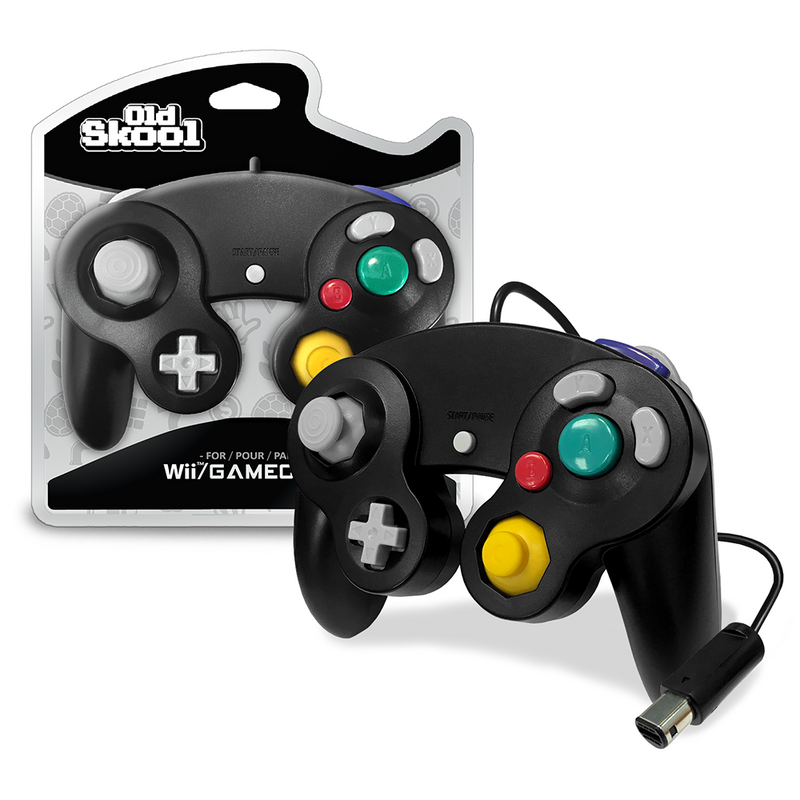 Gamecube Controller - Black (Old Skool)