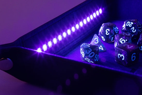 Fanroll Dice Tray: Shadowlight (Blacklight)
