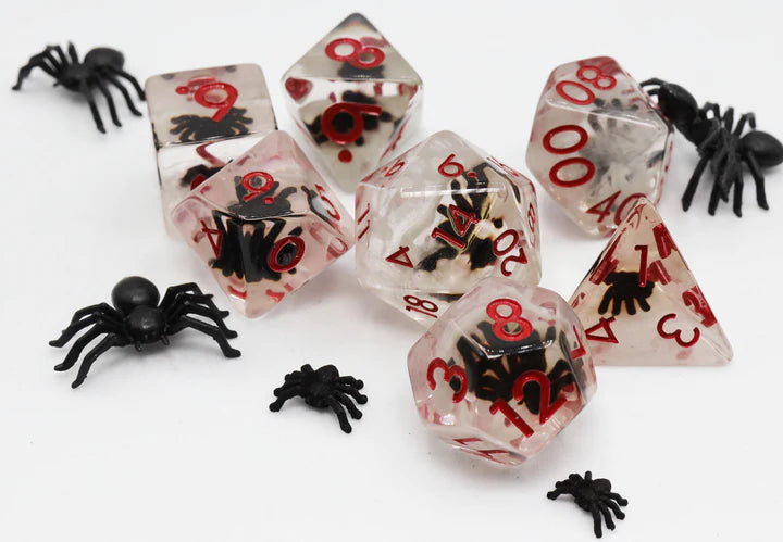 RPG Dice Set: Black Widow