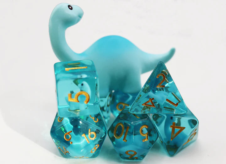 RPG Dice Set - Brontosaurus