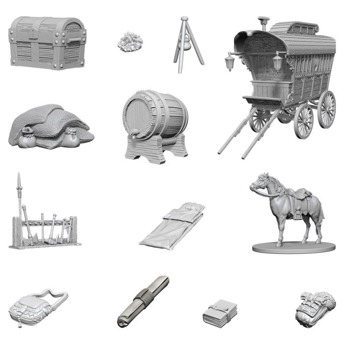 Dungeons & Dragons Nolzur's Marvelous Unpainted Miniatures: Adventure's Camp