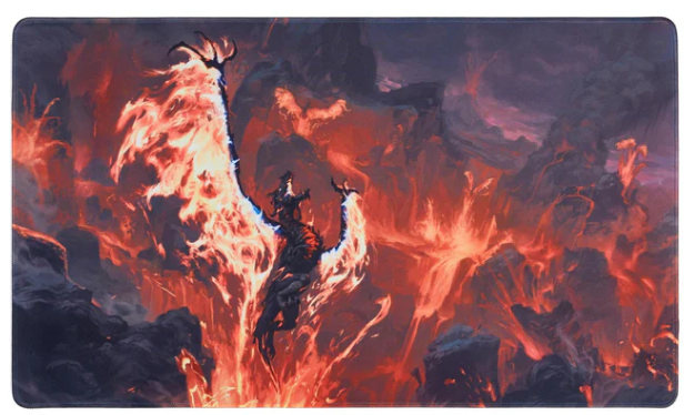 Standard Playmat 24" x 14" (Stitched) Volcanic Rebirth