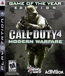 Call Of Duty 4 Modern Warfare Game of The Year (PS3)