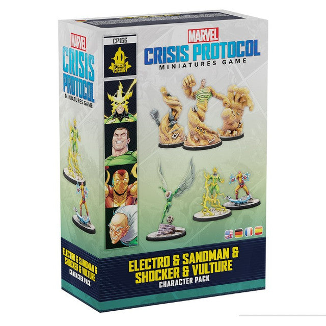 Marvel Crisis Protocol: Electro & Sandman & Shocker & Vulture Character Pack