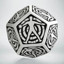 D12 Hit Location Dice: Black & White