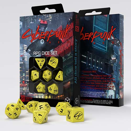 Cyberpunk Red Dice Set - Danger Zone