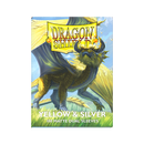 Dragon Shield: Standard 100ct Sleeves - Yellow & Silver (Dual Matte)