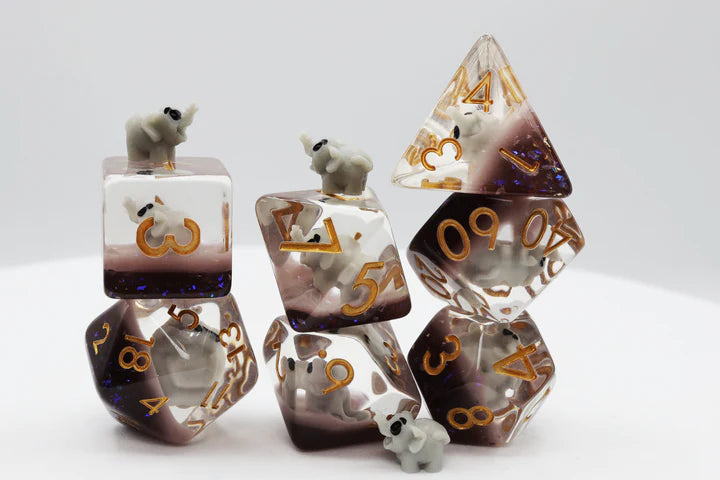 RPG Dice Set - Elephant