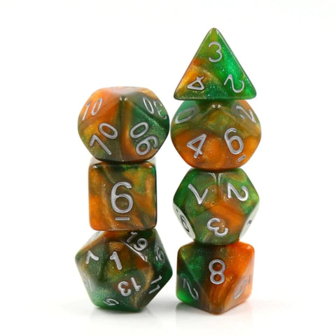 RPG Dice Set - Emerald Vale