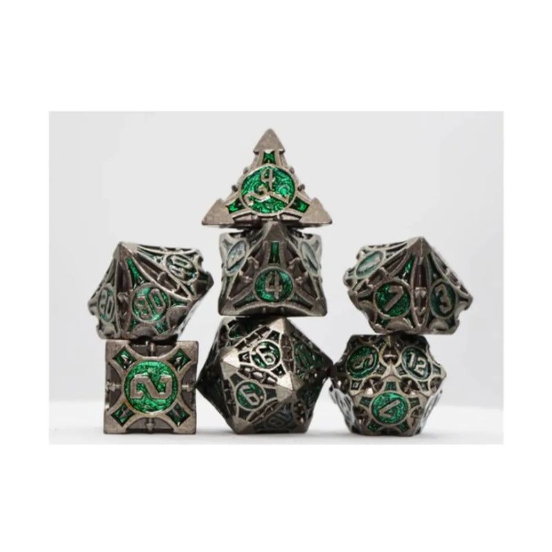 Quiver of Arrows Metal RPG Dice Set