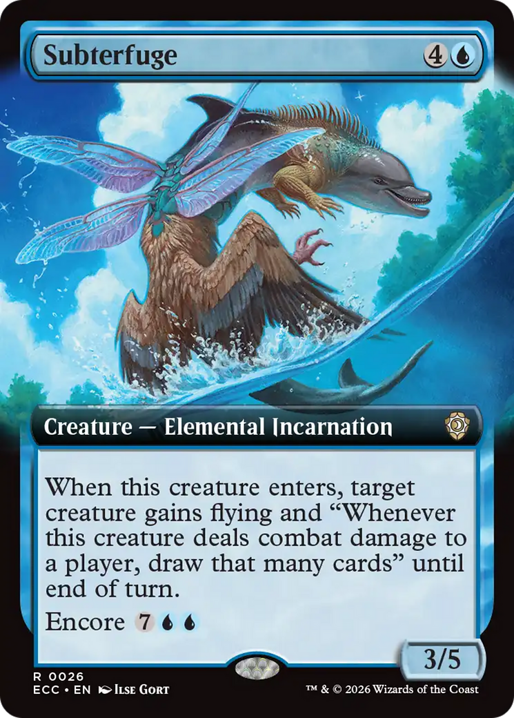 Subterfuge (Extended Art) [Lorwyn Eclipsed Commander]