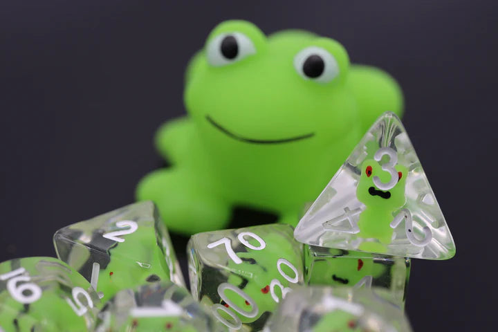 RPG Dice Set - Frog