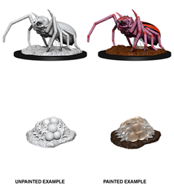 Dungeons & Dragons Nolzur's Marvelous Unpainted Miniatures: Giant Spider & Egg Clutch