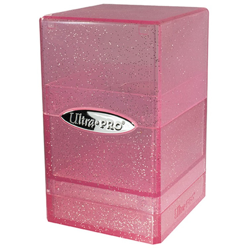 Ultra Pro Satin Tower: Glitter Pink