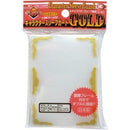 KMC Outer Sleeves: Over Sized Guard Clear & Gold Scroll (60)