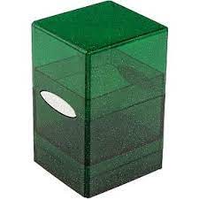 Satin Tower Deck Box Glitter Green