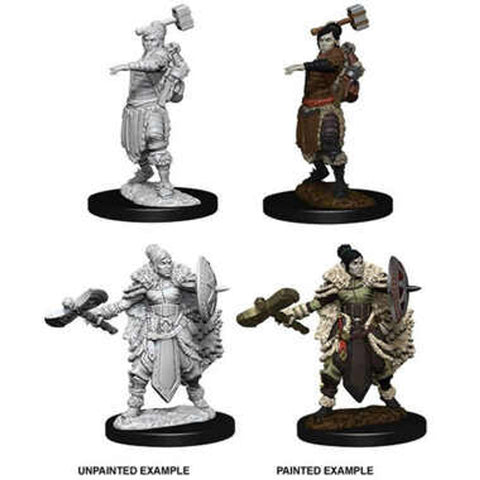 Dungeons & Dragons Nolzur's Marvelous Unpainted Miniatures: Female Half-Orc Barbarian