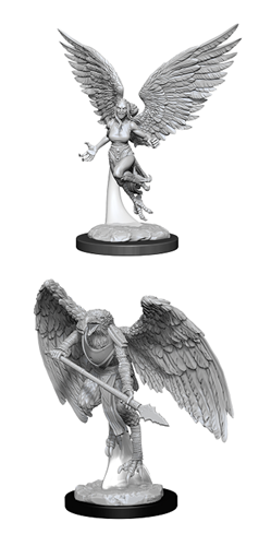 Dungeons & Dragons Nolzur's Marvelous Unpainted Miniatures: Harpy & Aarakocra