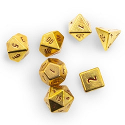 Heavy Metal 7 Dice Set - 50th Anniversary