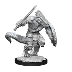 Dungeons & Dragons Nolzur's Marvelous Unpainted Miniatures: Lizardfolk Barbarian & Lizardfolf Cleric