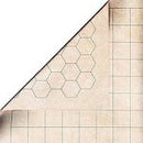 D&D RPG: Reversible Megamat - 1" Squares & 1" Hexes