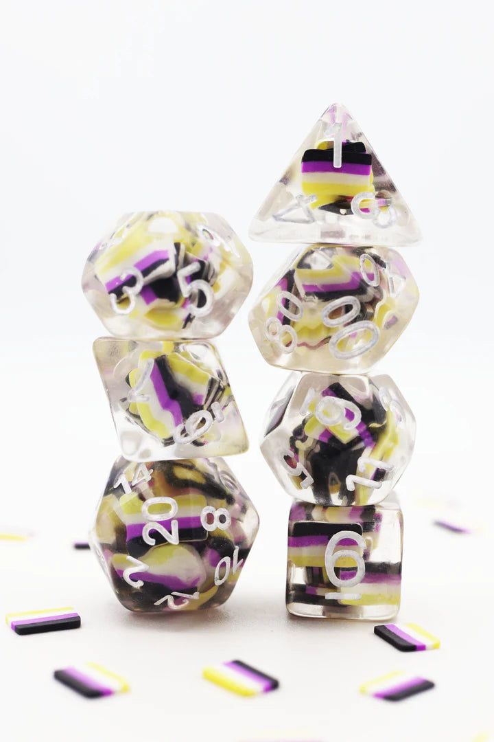 RPG Pride Flag Dice Set