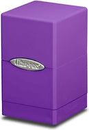 Satin Tower Deck Box Purple