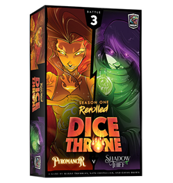 Dice Throne Season 1 Rerolled: Pyromancer Vs. Shadow Thief