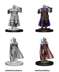 Dungeons & Dragons Nolzur's Marvelous Unpainted Miniatures: Human Ranger & Moon Elf Sorcerer