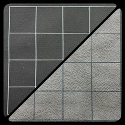 Battlemat: Color Black/Grey Square