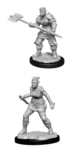 Dungeons & Dragons Nolzur's Marvelous Unpainted Miniatures: Orc Female Barbarian