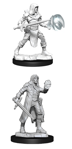 Dungeons & Dragons Nolzur's Marvelous Unpainted Miniatures: Multiclass Fighter + Wizard