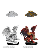 Dungeons & Dragons Nolzur's Marvelous Unpainted Miniatures: Red Dragon Wyrmling