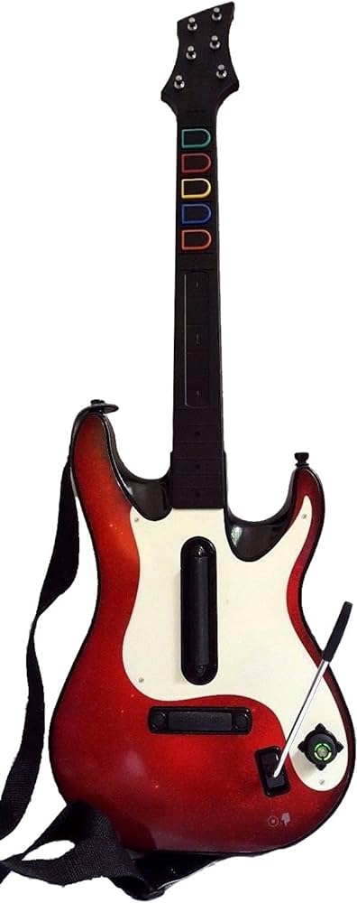 Guitar Hero/Band Hero Guitar - Wireless Red Octane Model (Xbox 360)