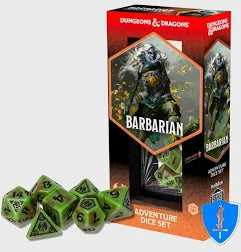 Sirius Dice: D&D Adventure Dice set - Barbarian