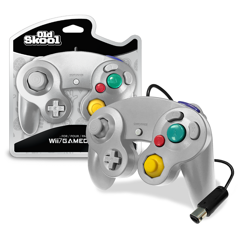 Gamecube Controller - Silver (Old Skool)