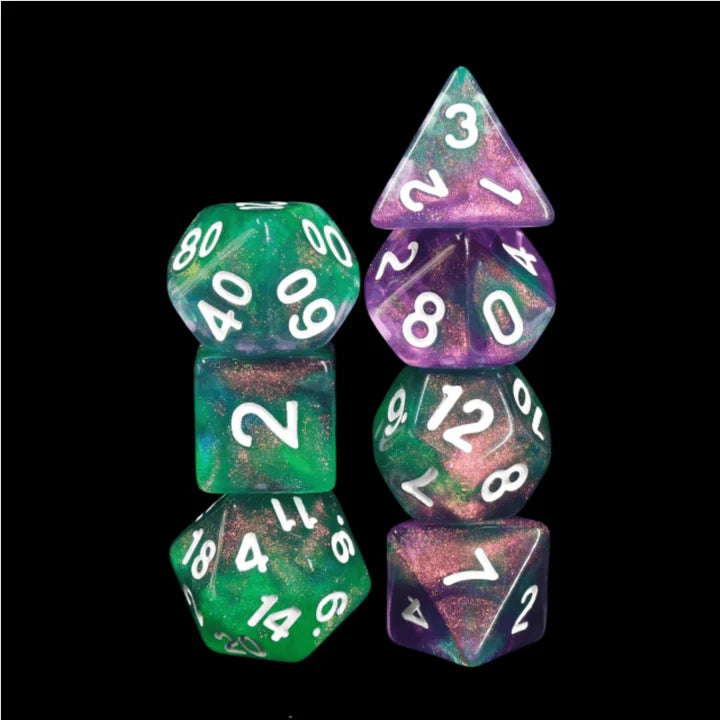 RPG Dice Set - Sour Grapes