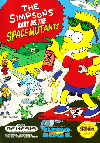 The Simpsons: Bart Vs. The Space Mutants (Genesis)