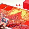 Stained Glass Playmat: Burning Mountain
