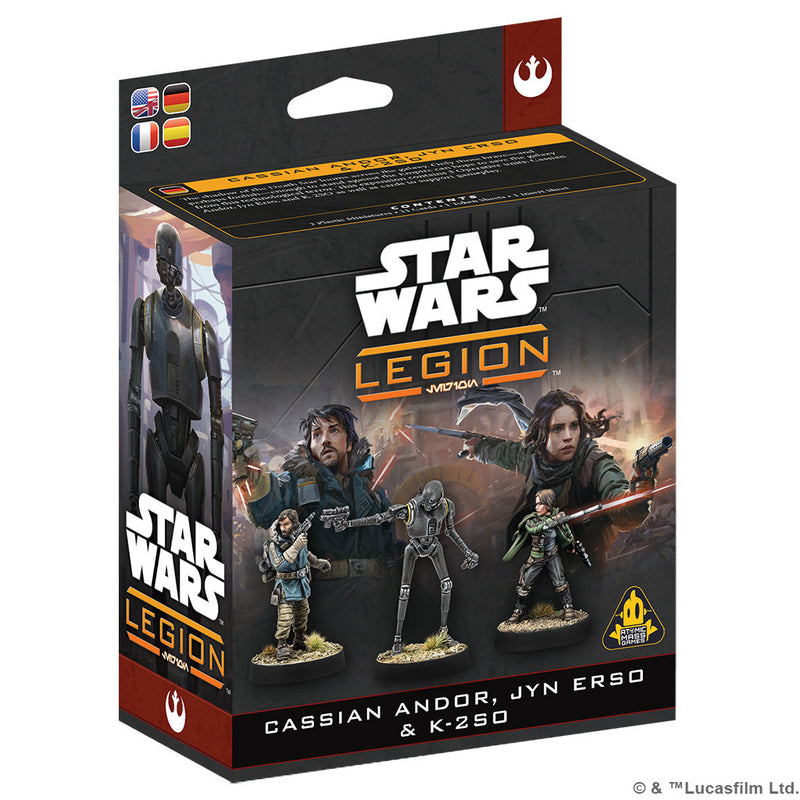 Star Wars Legion: Cassian Andor, Jyn Erso, & K-2SO