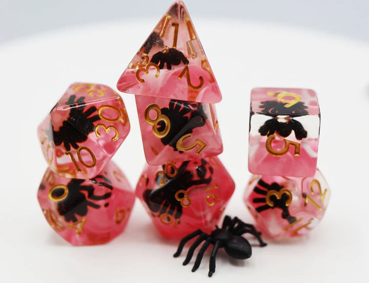 RPG Dice Set - Terror Spider