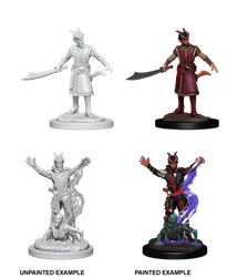 Dungeons & Dragons Nolzur's Marvelous Unpainted Miniatures: Tiefling Warlock (Male)