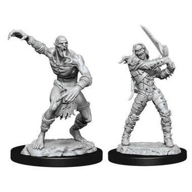 Dungeons & Dragons Nolzur's Marvelous Unpainted Miniatures: Wight & Ghast