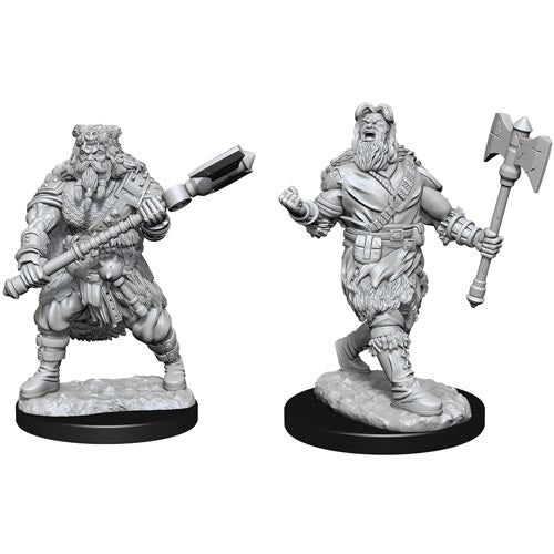 Dungeons & Dragons Nolzur's Marvelous Unpainted Miniatures: Human Male Barbarian